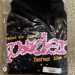 *BRAND NEW* Sp5der hoodie “P*NK” (BLACK) Ready to ship